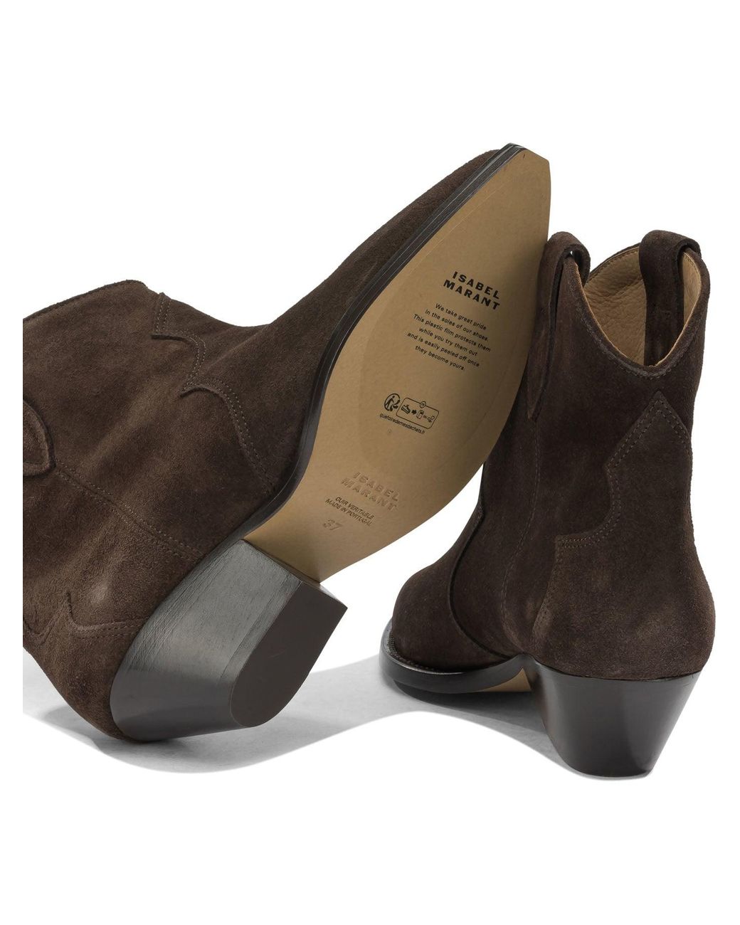Isabel Marant Black "Dewina" Cowboy Boots