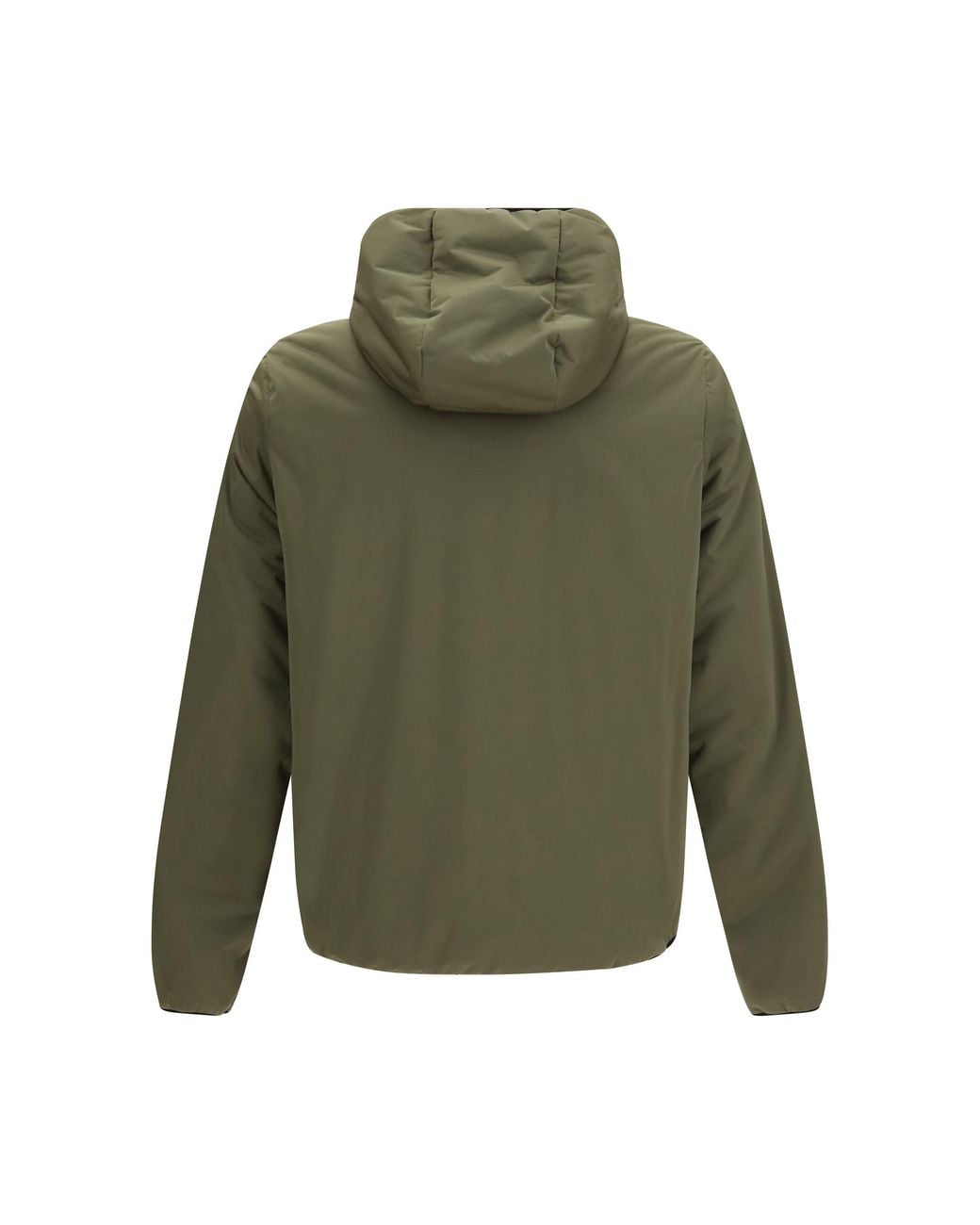 Moncler Green Zipped Down Jacket Dark for men