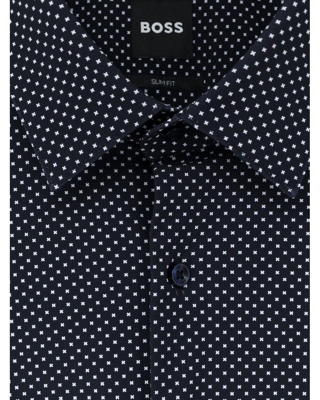 Boss Blue Hank Jersey Shirt for men