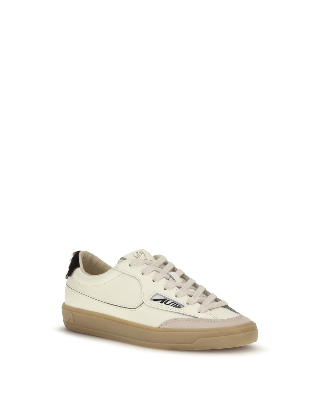 Autry White Windscape Low Leather Sneakers Marshmallow/Sand
