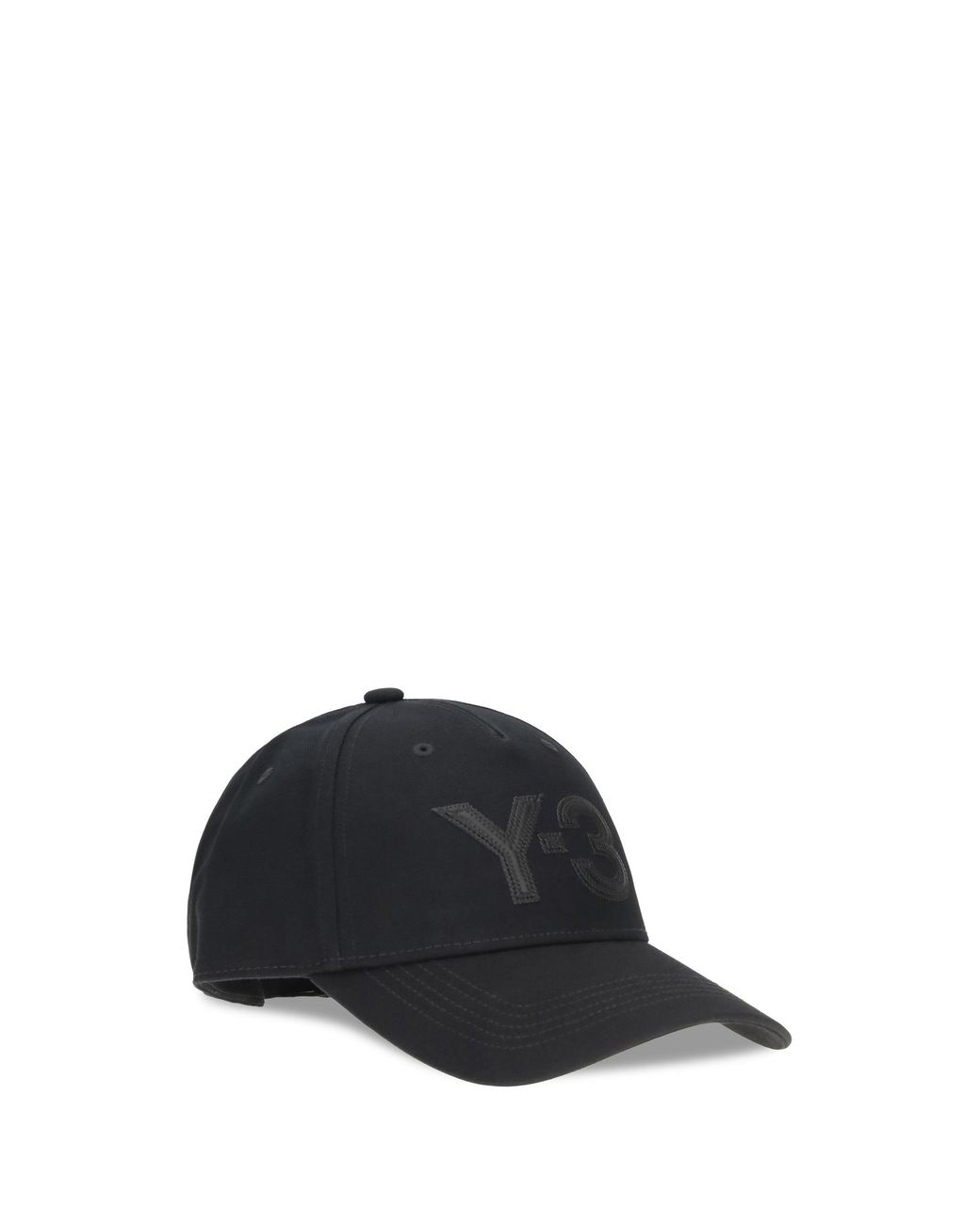 Y-3 Black Logo Baseball Cap for men
