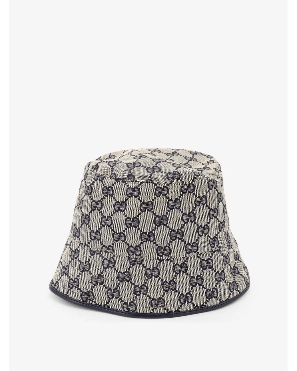 Gucci Gray Fedora Gg Fabric Cloche