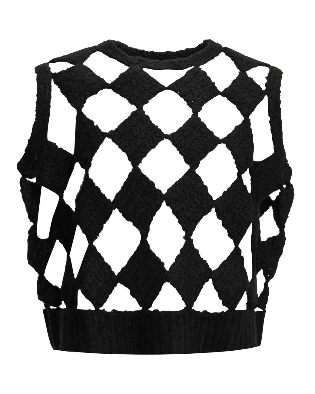 Rick Owens Black Sarutanya Vest for men