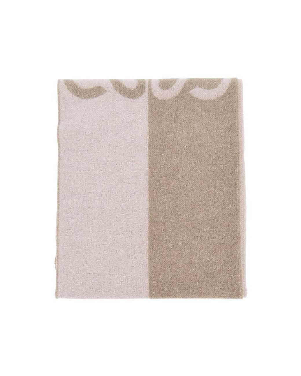 Loewe Natural Wool And Cashmere Scarf