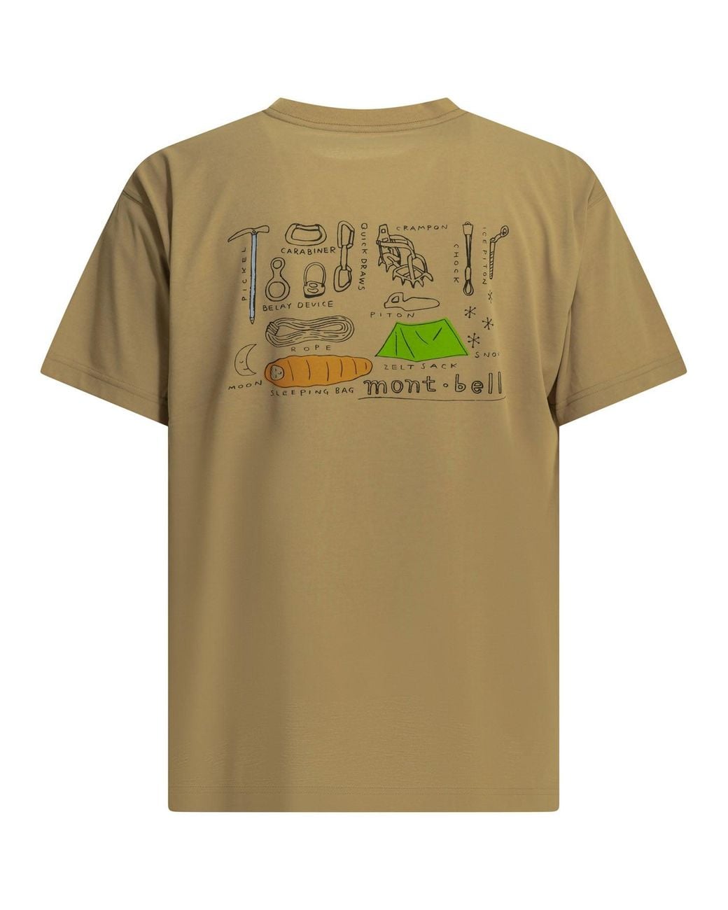 Montbell Green T-Shirts for men