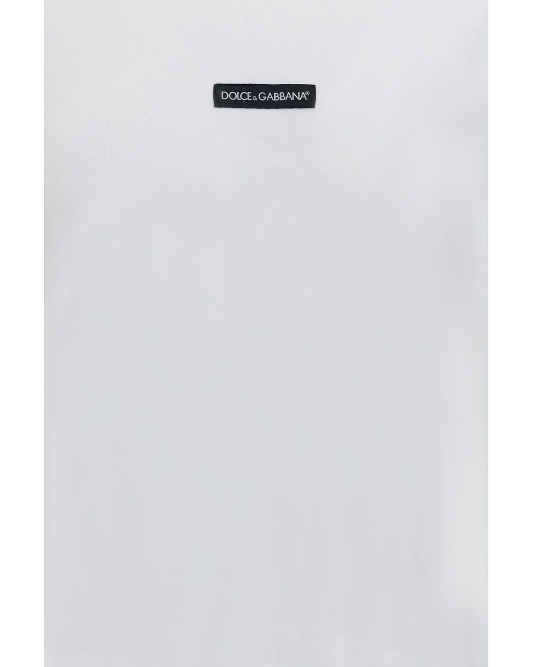 Dolce & Gabbana White Dolce & Gabbana Cotton T-Shirt for men