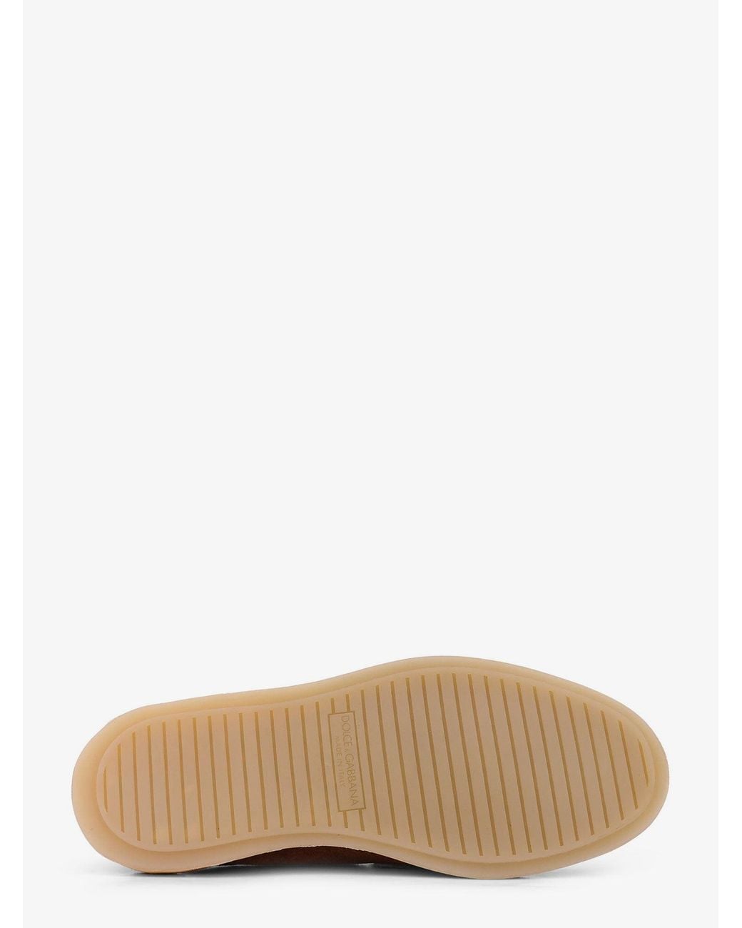 Dolce & Gabbana Brown Suede Slipper Loafers for men