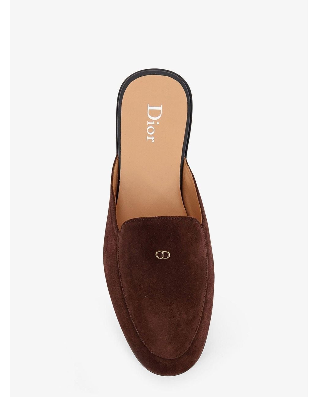 Dior Brown Dior Antibes Suede Mules Sandals for men