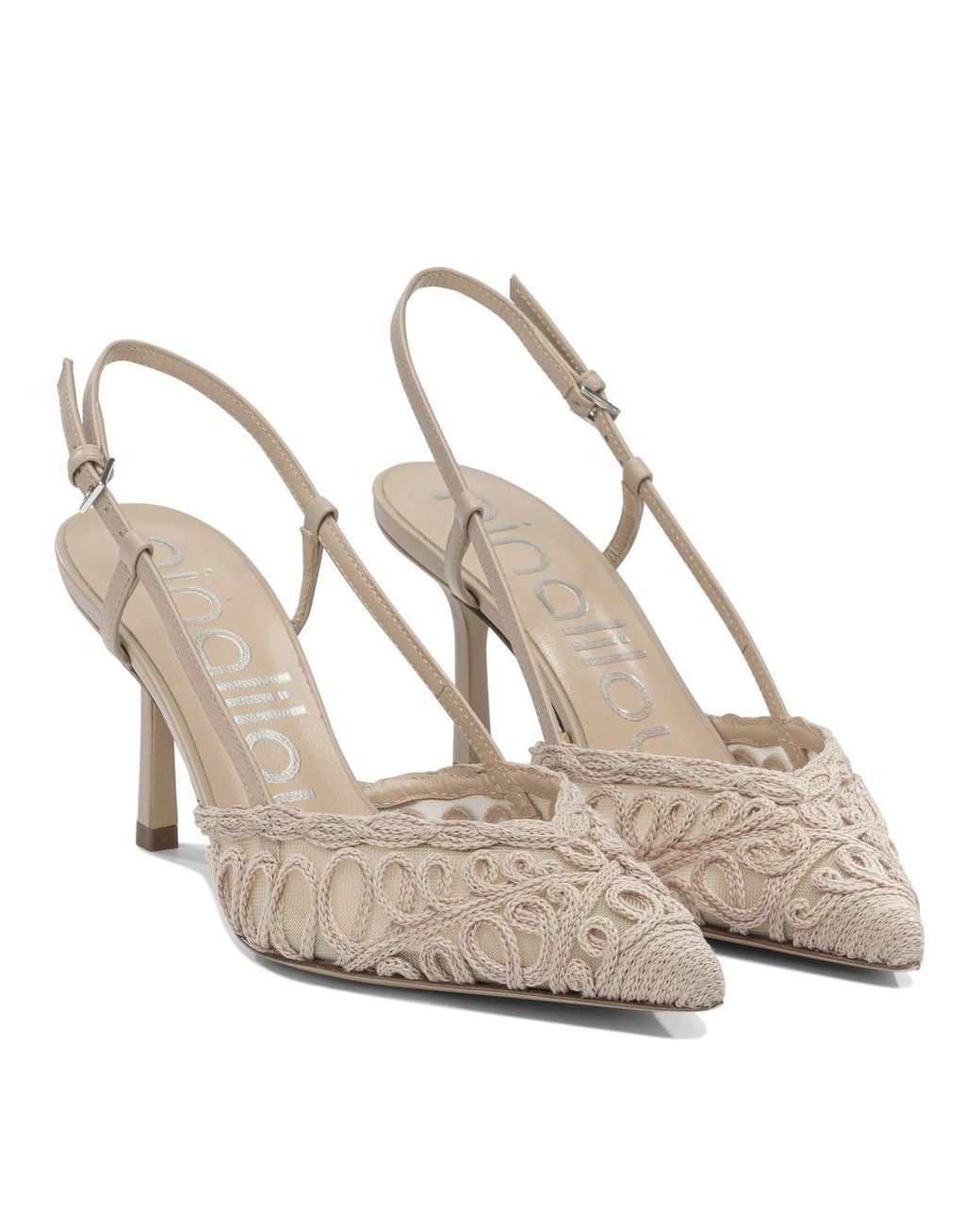 Ninalilou White Heeled Shoes