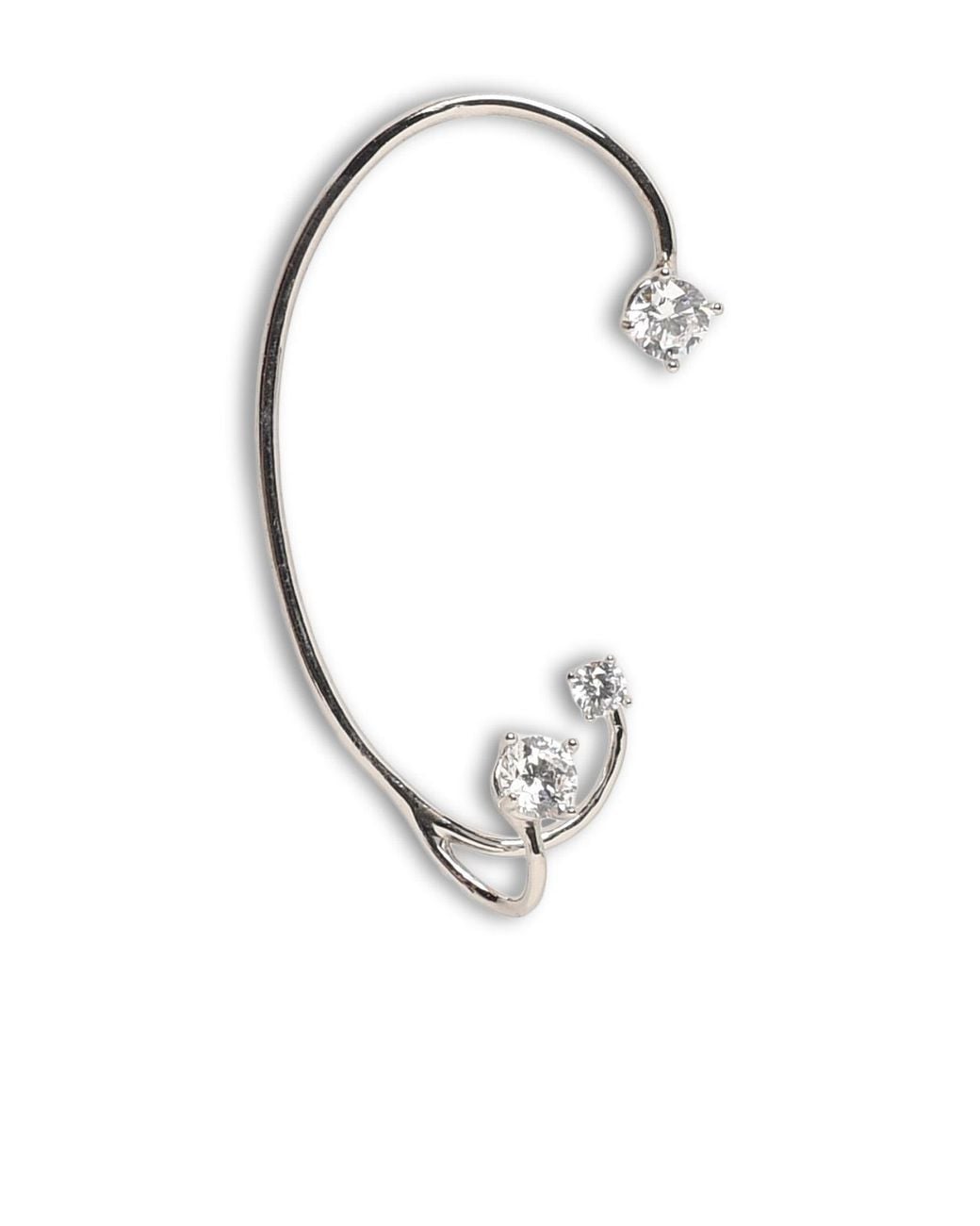 Panconesi White Earcuff Three Point