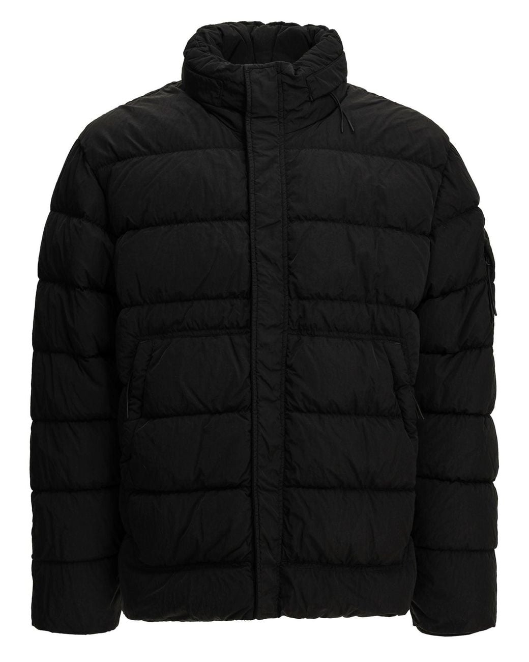 C P Company Black Chrome-R Short Down Jacket for men