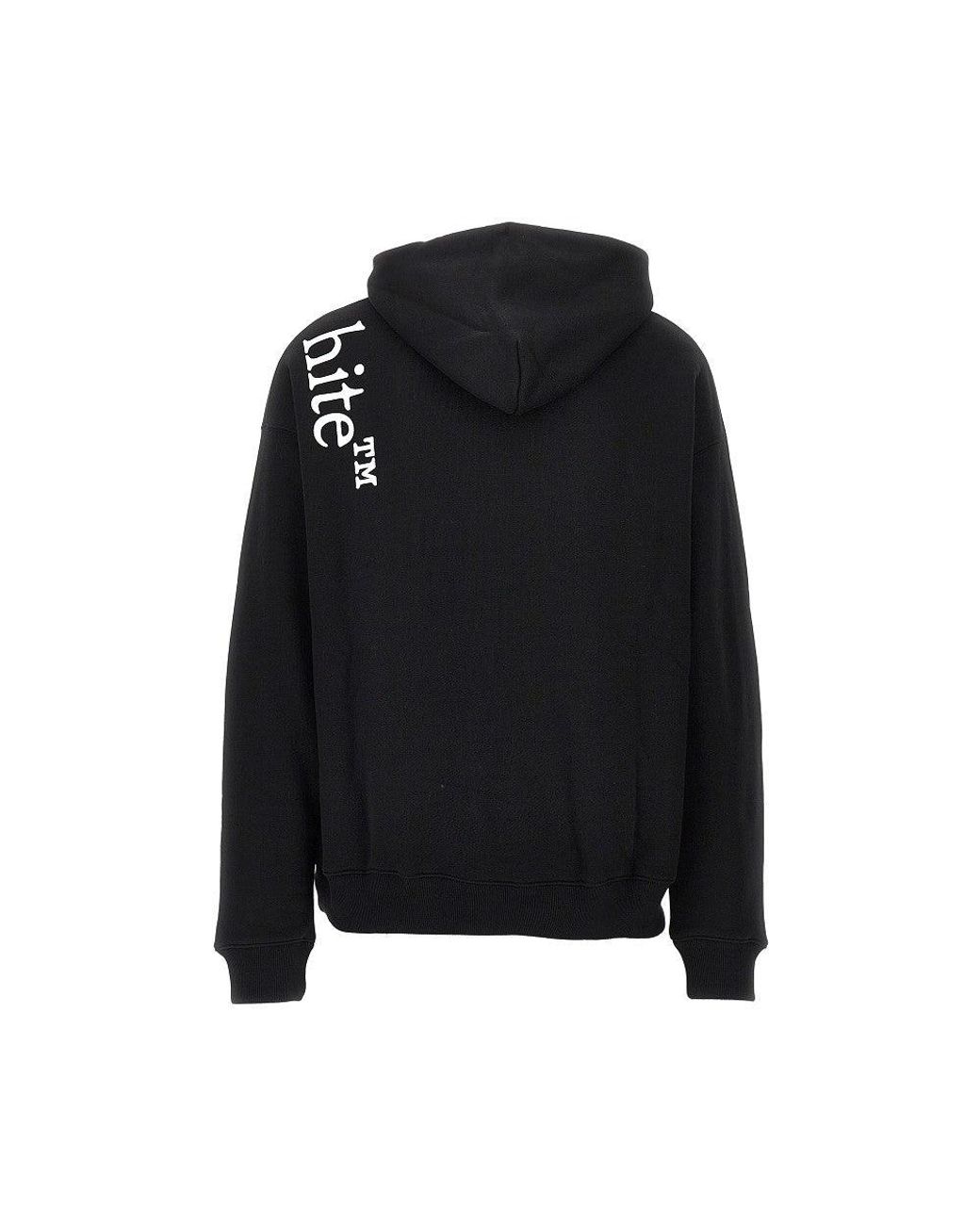 Off-White c/o Virgil Abloh Black 'Vertical Bookish Skate' Hoodie for men
