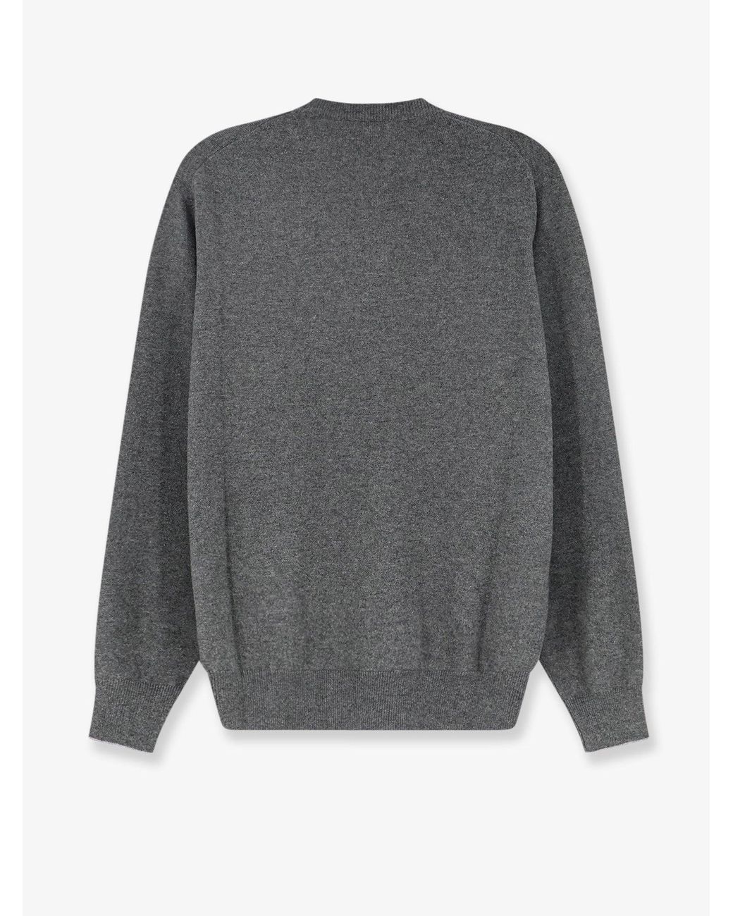Brunello Cucinelli Gray Cashmere Sweater for men