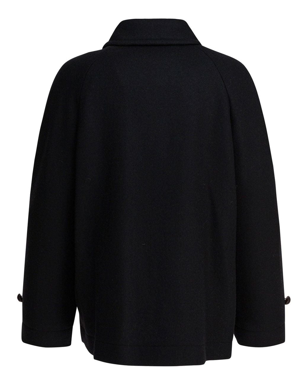 Circolo 1901 Black Wool Double-Breasted Coat