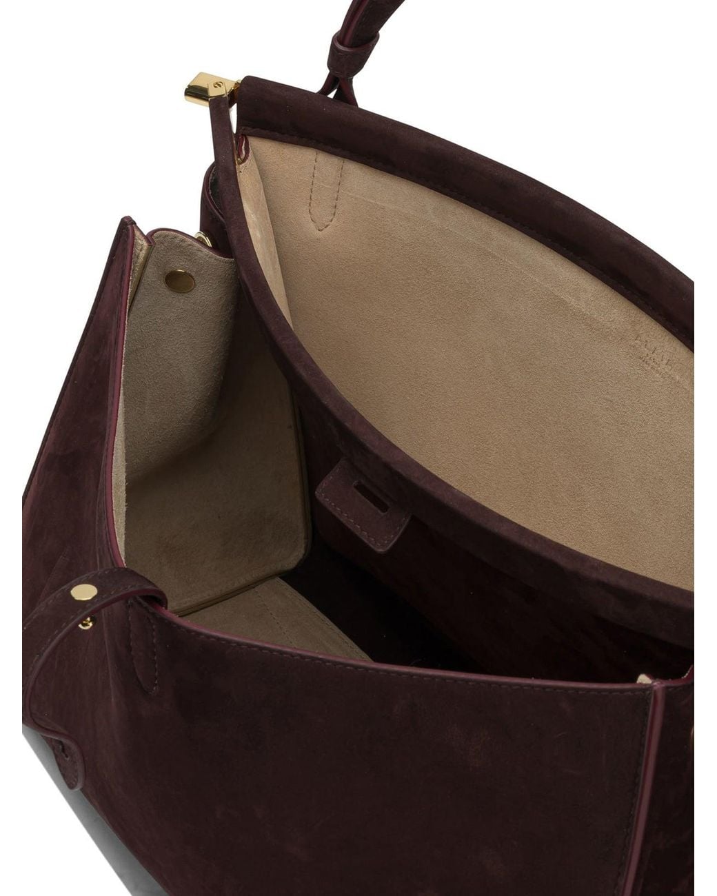 Alaïa Brown "Le Click Pocket 35" Medium Shoulder Bag