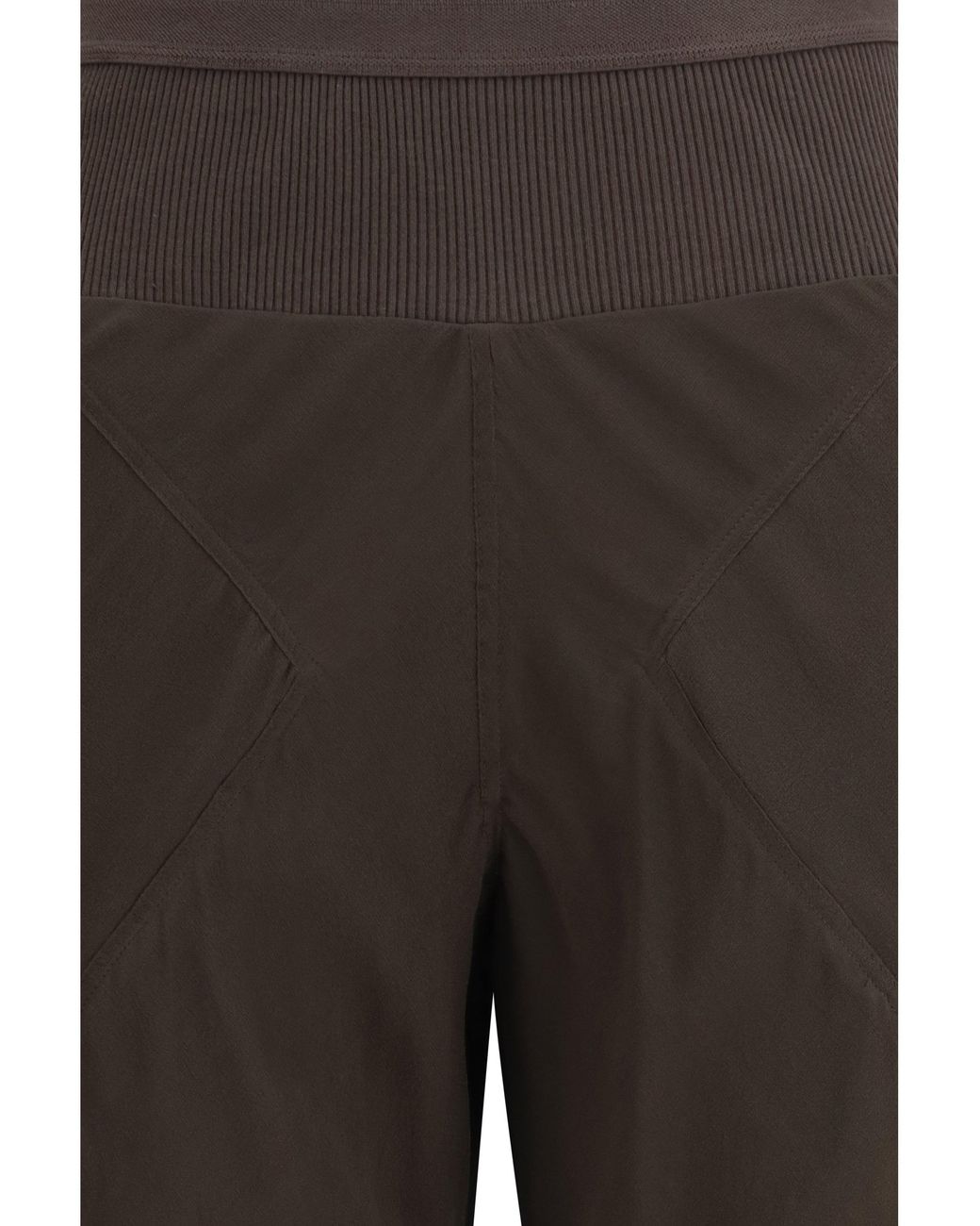 Rick Owens Gray Bias Pants With A Bias-Cut