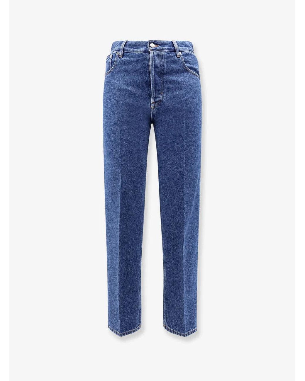 Gucci Blue Jeans With Horsebit Details for men