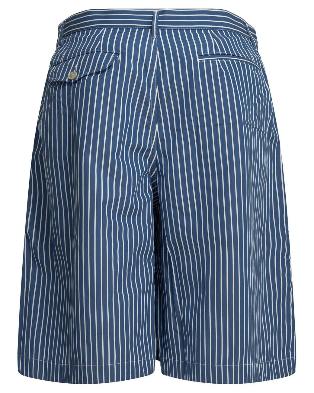 Comme des Garçons Blue Shirt Formal Striped Shorts for men