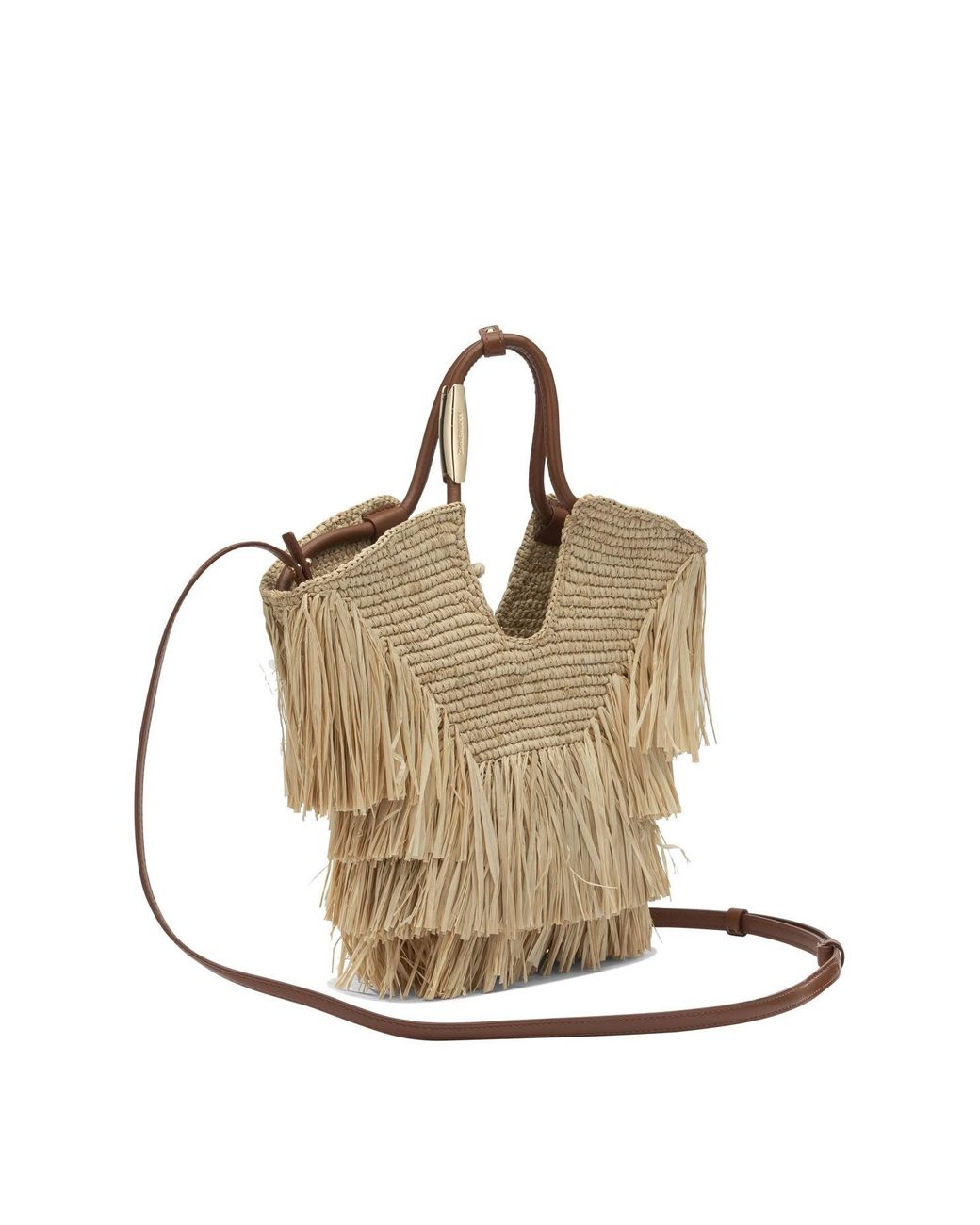 Zimmermann Natural "Goldentime" Medium Handbag