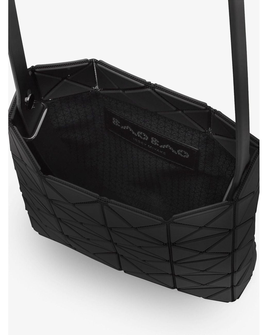Issey Miyake White Prism Matte Pvc Crossbody Bag