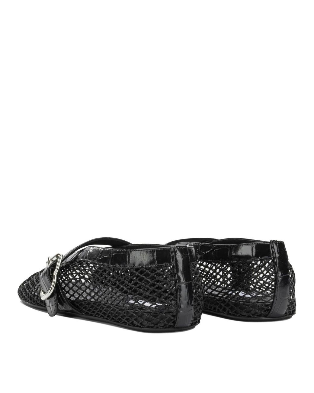 Alaïa Black Mary Jane Ballet Flats