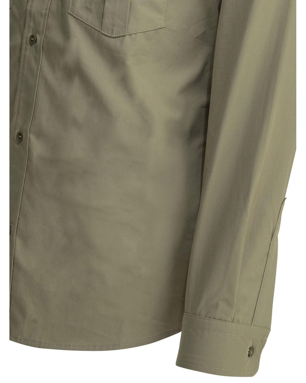 A.P.C. Green "Warren" Casual Shirt for men