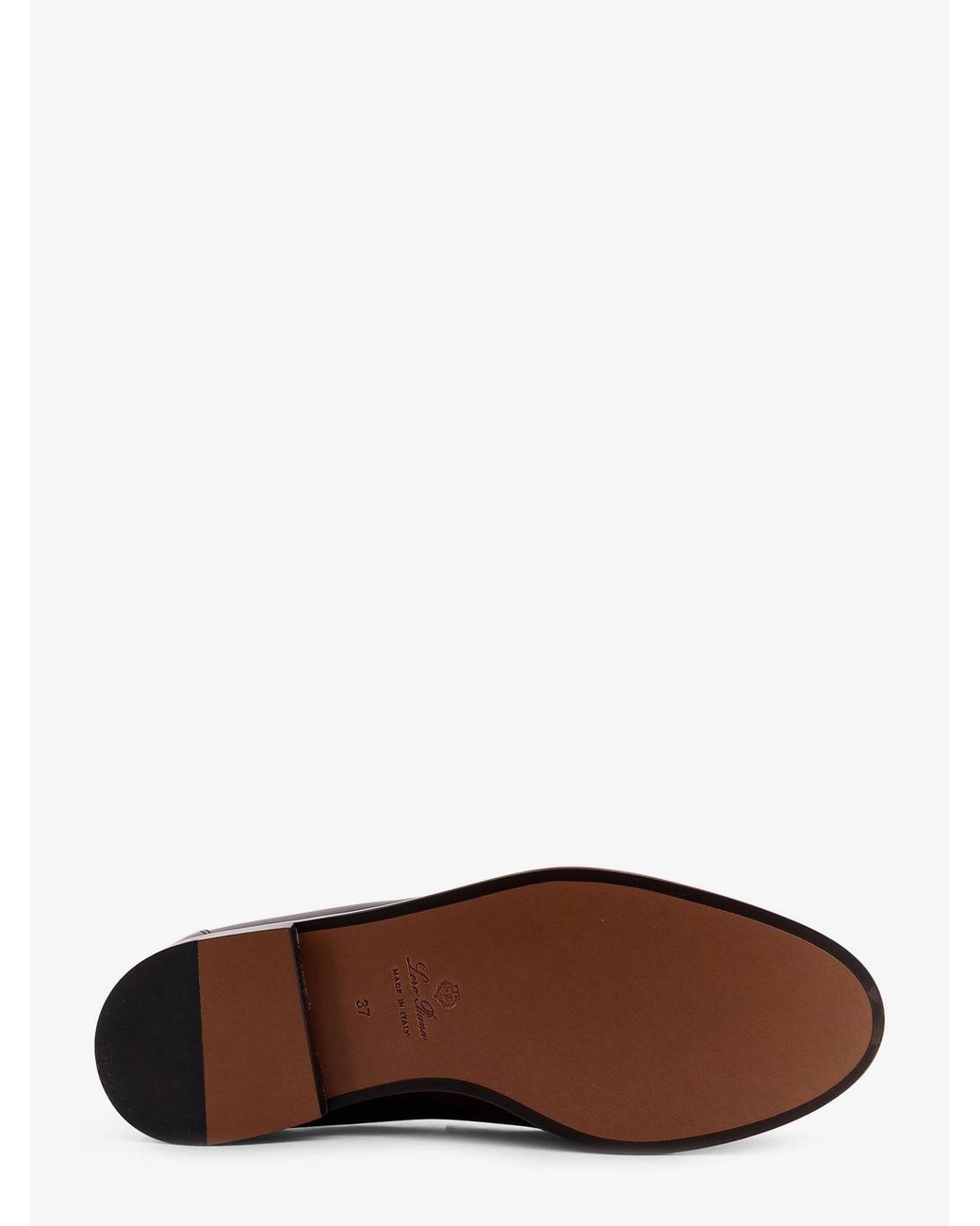 Loro Piana Brown Sergio Walk Leather Loafers
