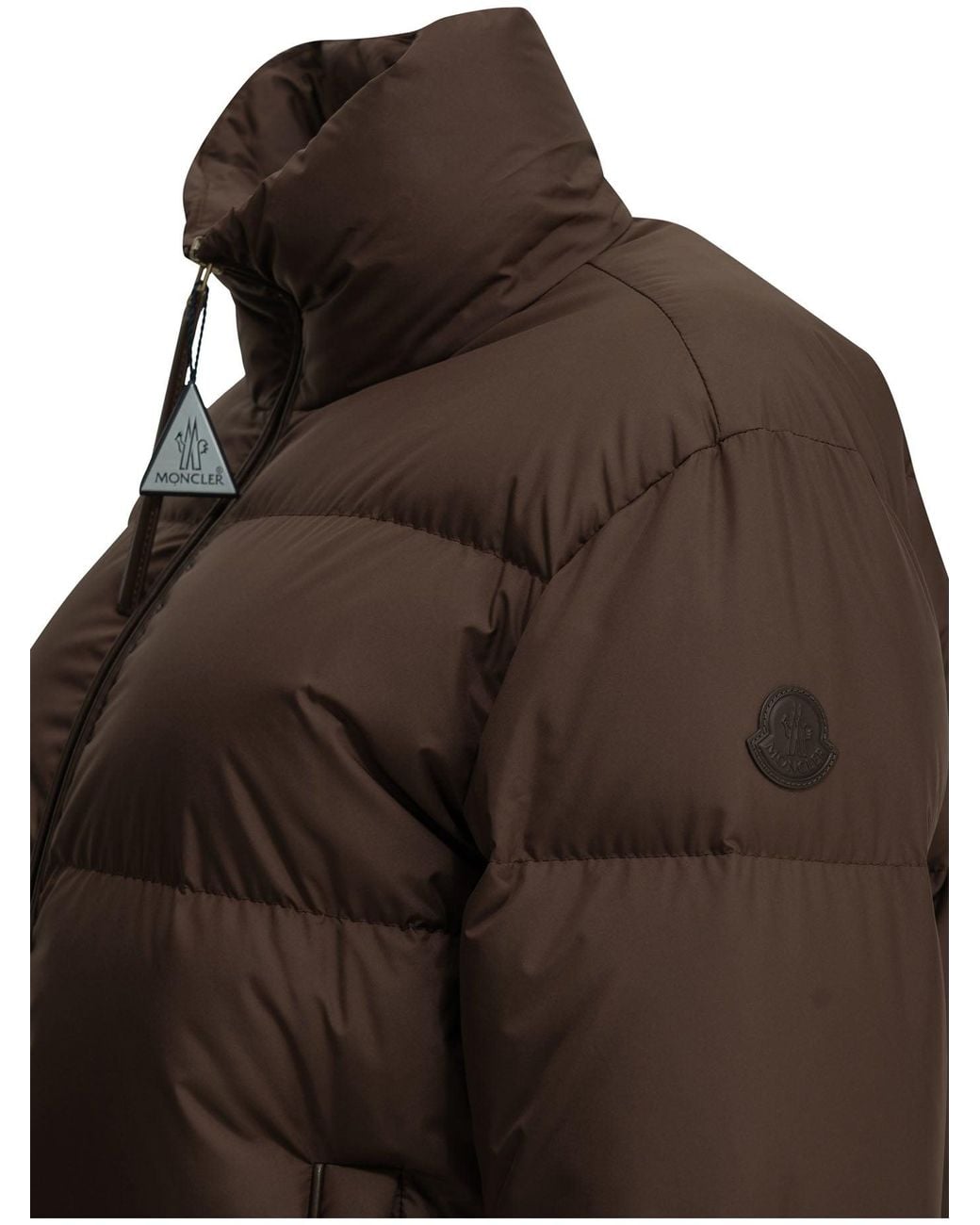 Moncler Brown Vivantesse Short Down Jacket