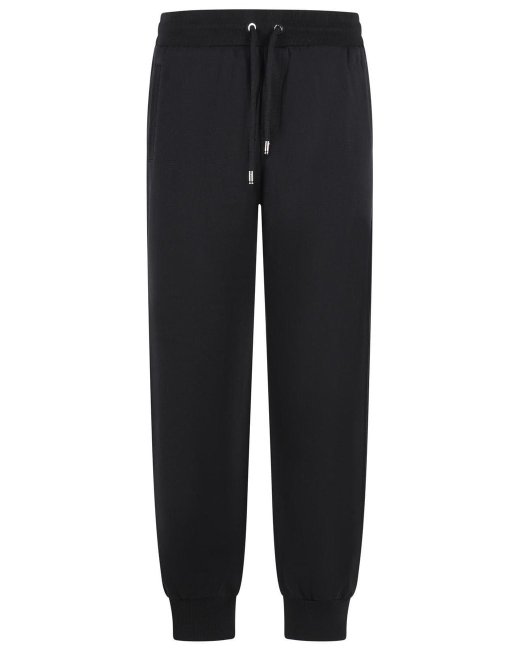 Dolce & Gabbana Black Dolce & Gabbana Jogger Cotton Trousers for men