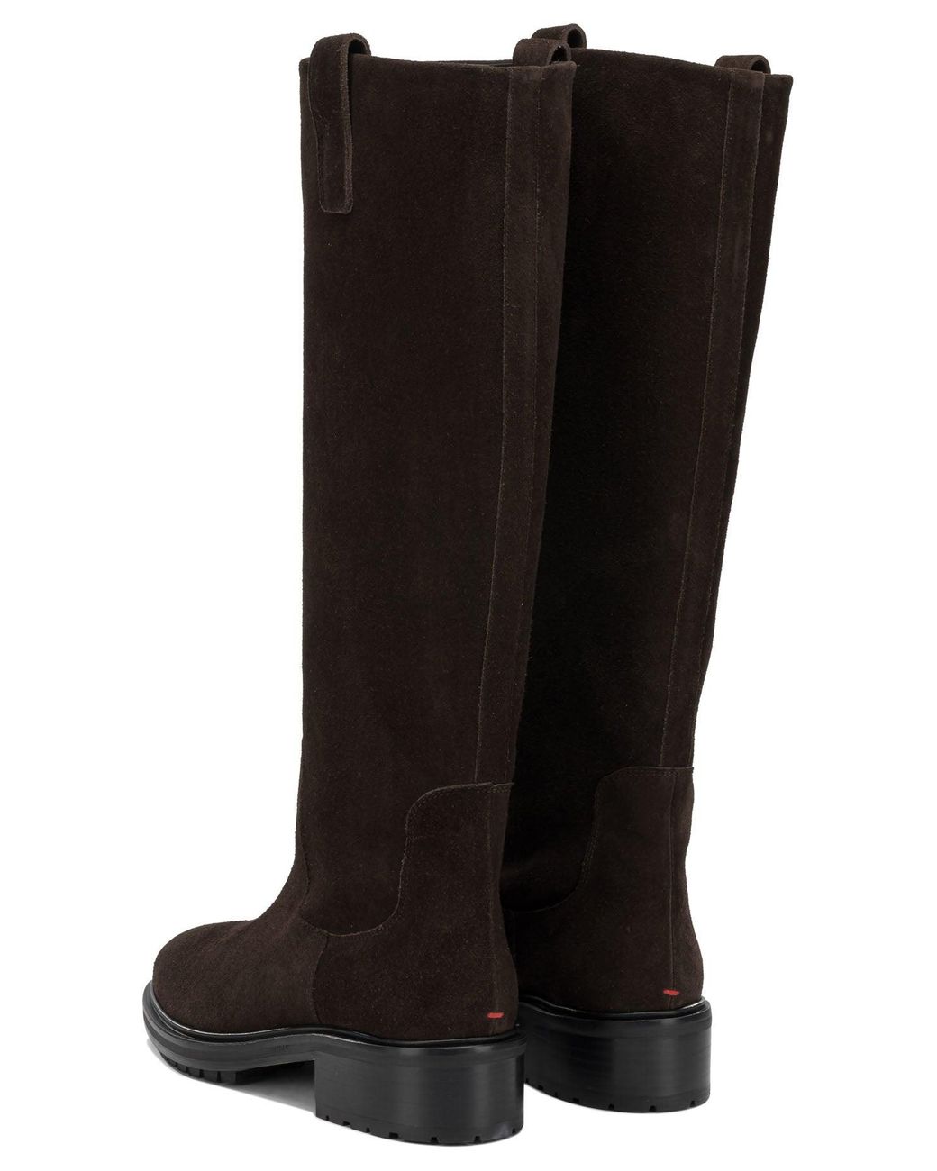 Aeyde Black "Henry" Knee-High Boots