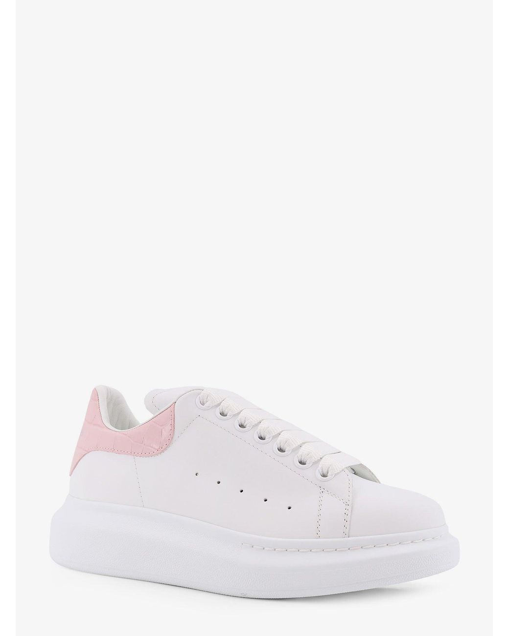 McQueen White Sneakers Pelle