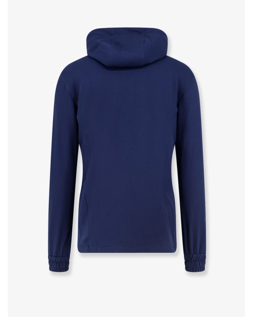Kiton Blue Stretch Cotton Sweatshirt for men