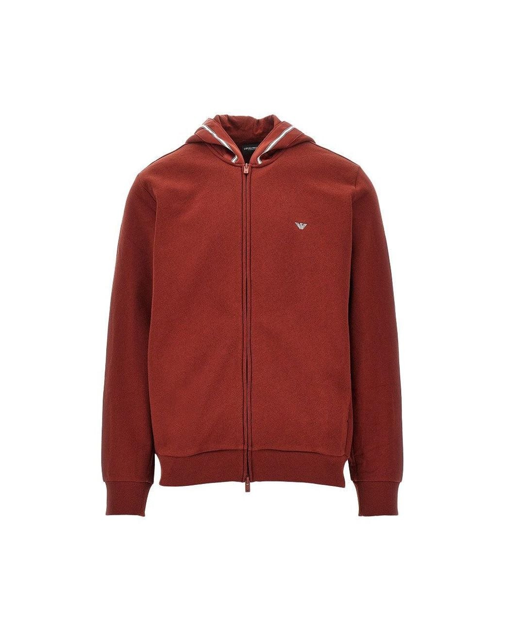EA BODYWEAR Red Loungewear Hoodie for men