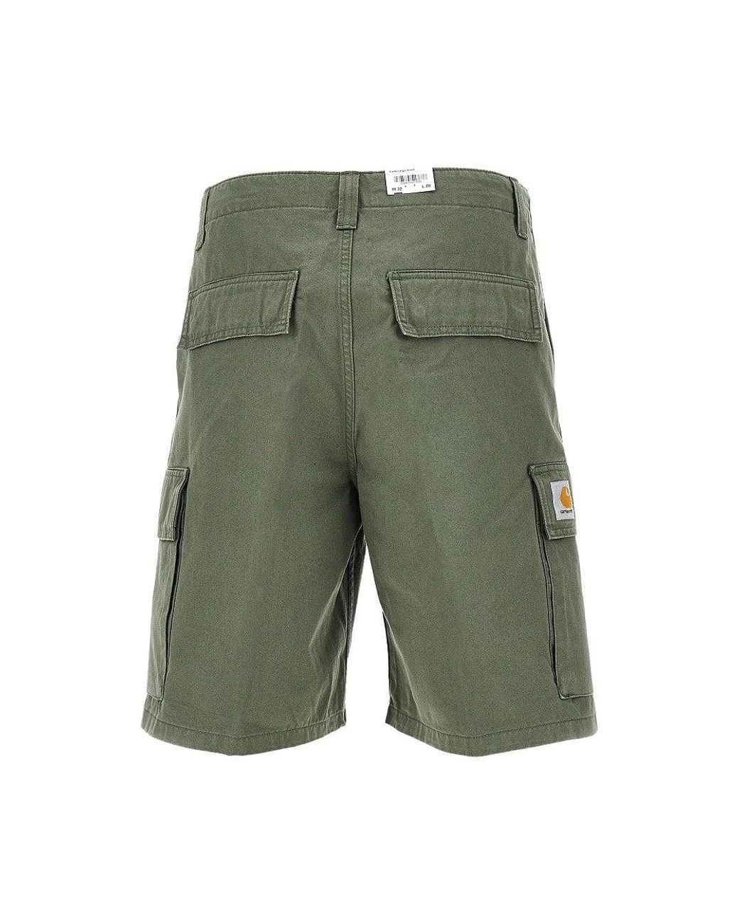 Carhartt Green 'Kade' Cargo Shorts for men
