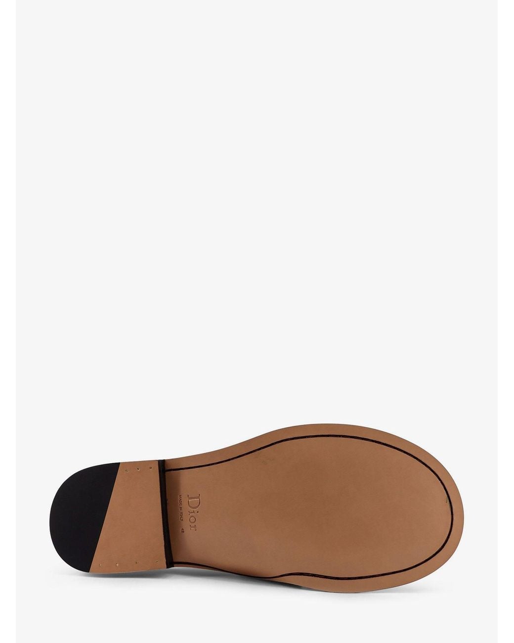Dior White Dior Archie Leather Loafers for men