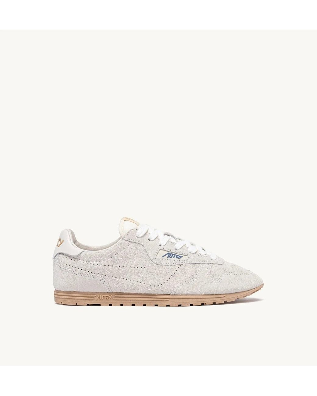 Autry White "Windspin" Sneakers