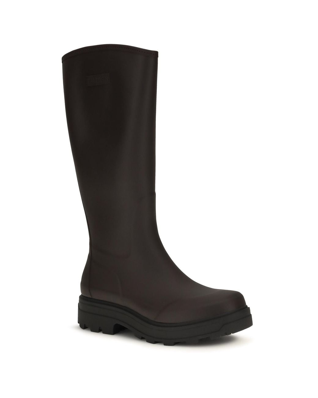 Tretorn Black Halla Rubber High Boots Chocolate