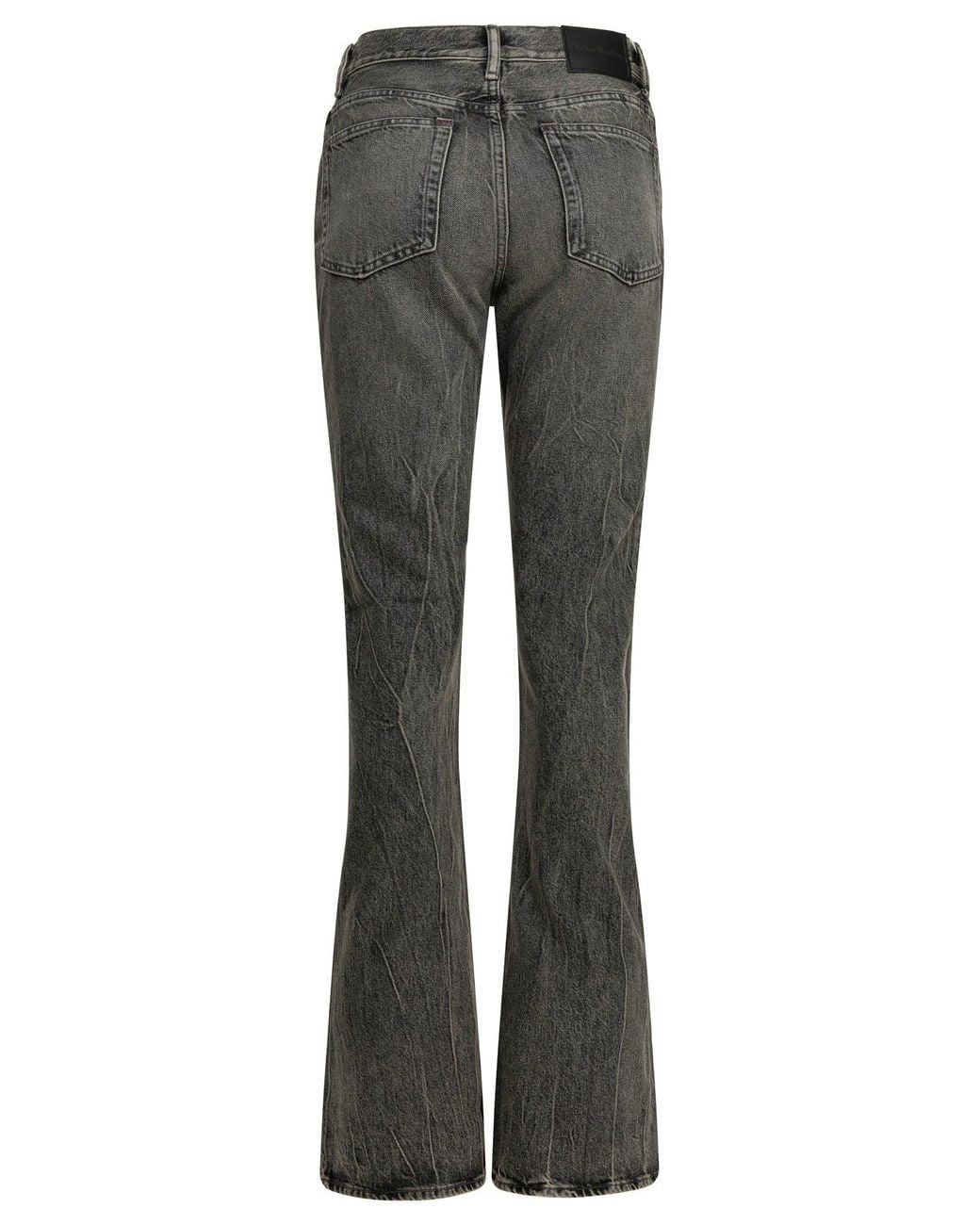 Acne Gray 2025f Gothik Jeans Black