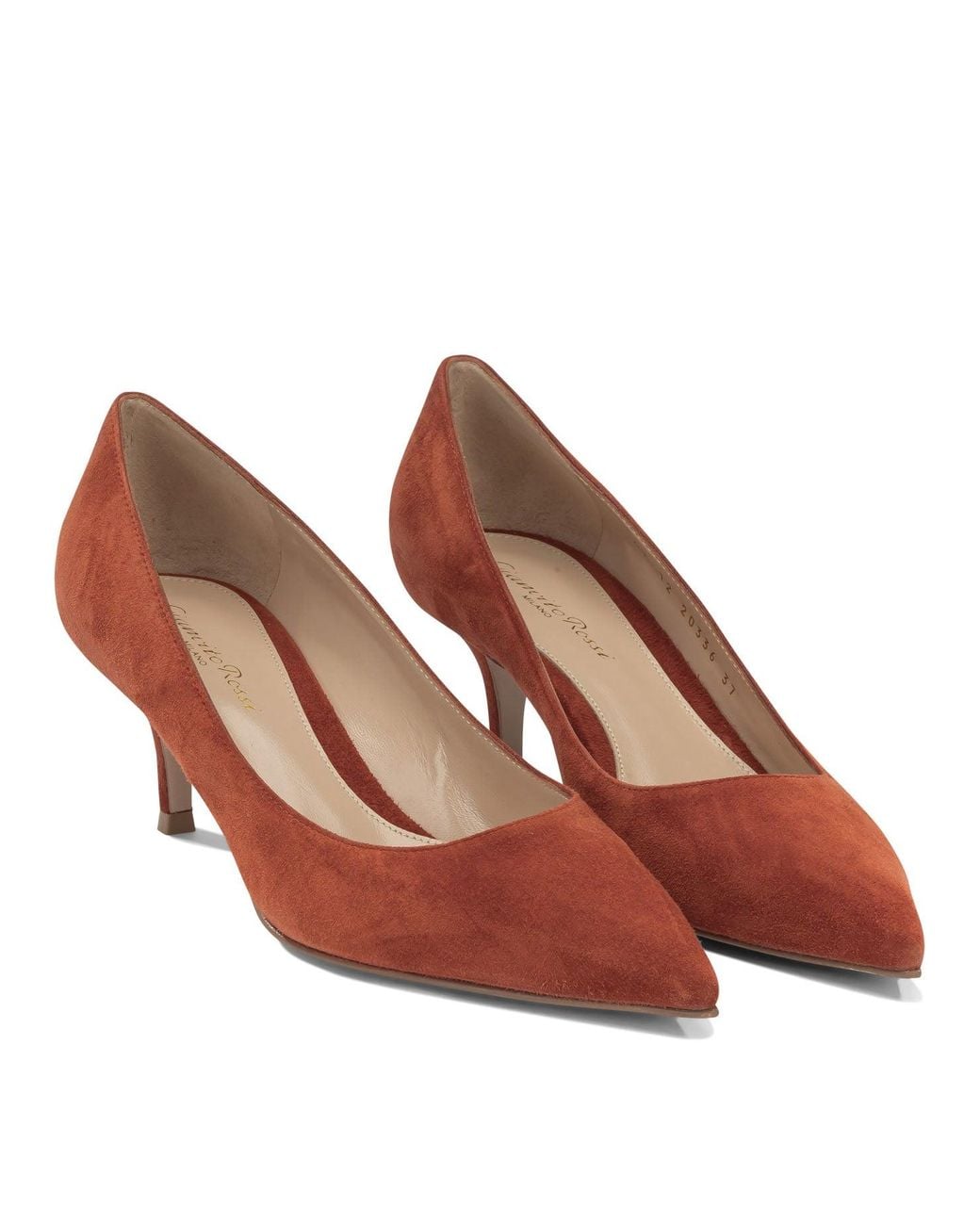 Gianvito Rossi Brown "Gianvito 55Mm" Pumps