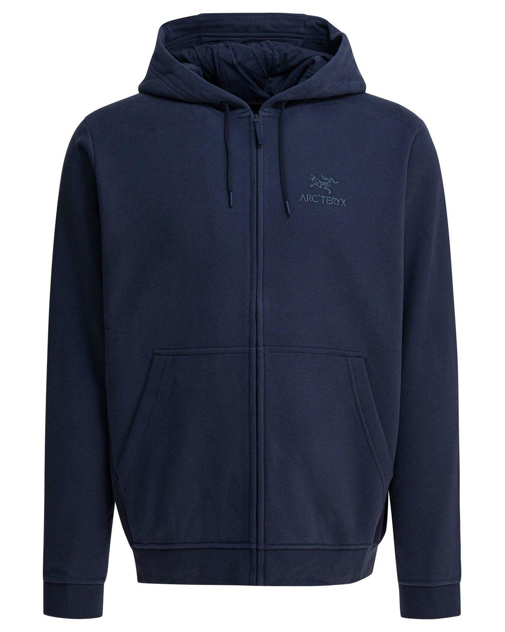 Arc'teryx Blue "Emblem Fz" Zipper Sweatshirt for men