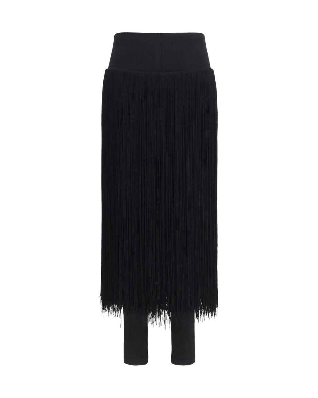 Alaïa Black Fringed Leggings