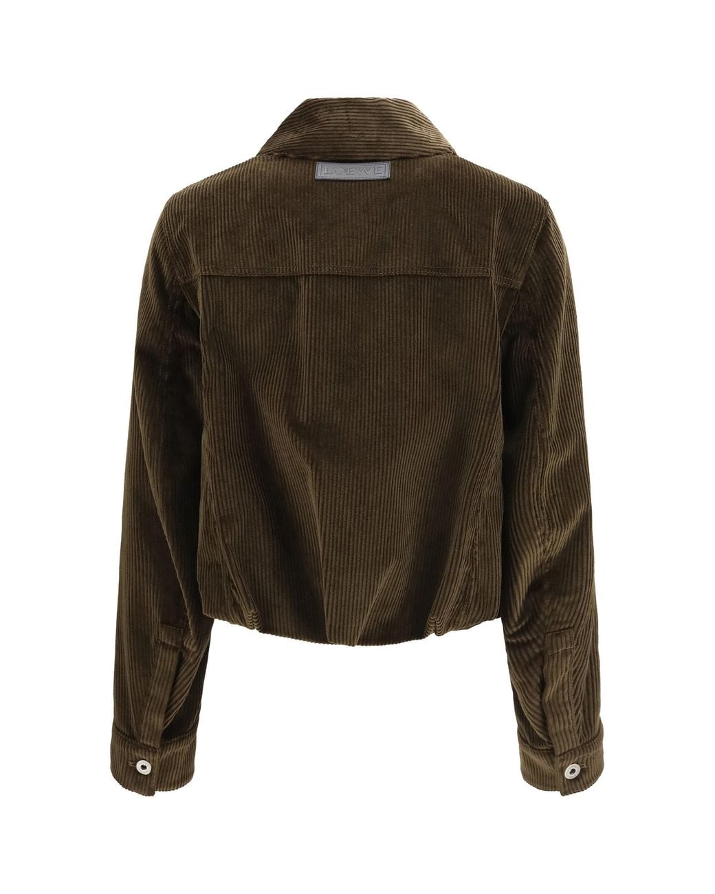 Loewe Brown Cotton Corduroy Jacket