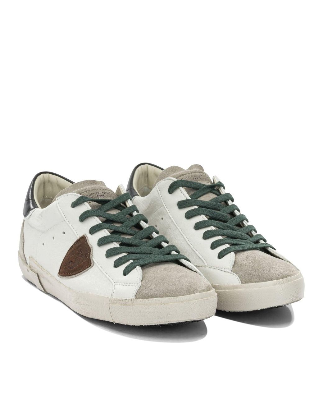 Philippe Model White Sneakers & Slip-On