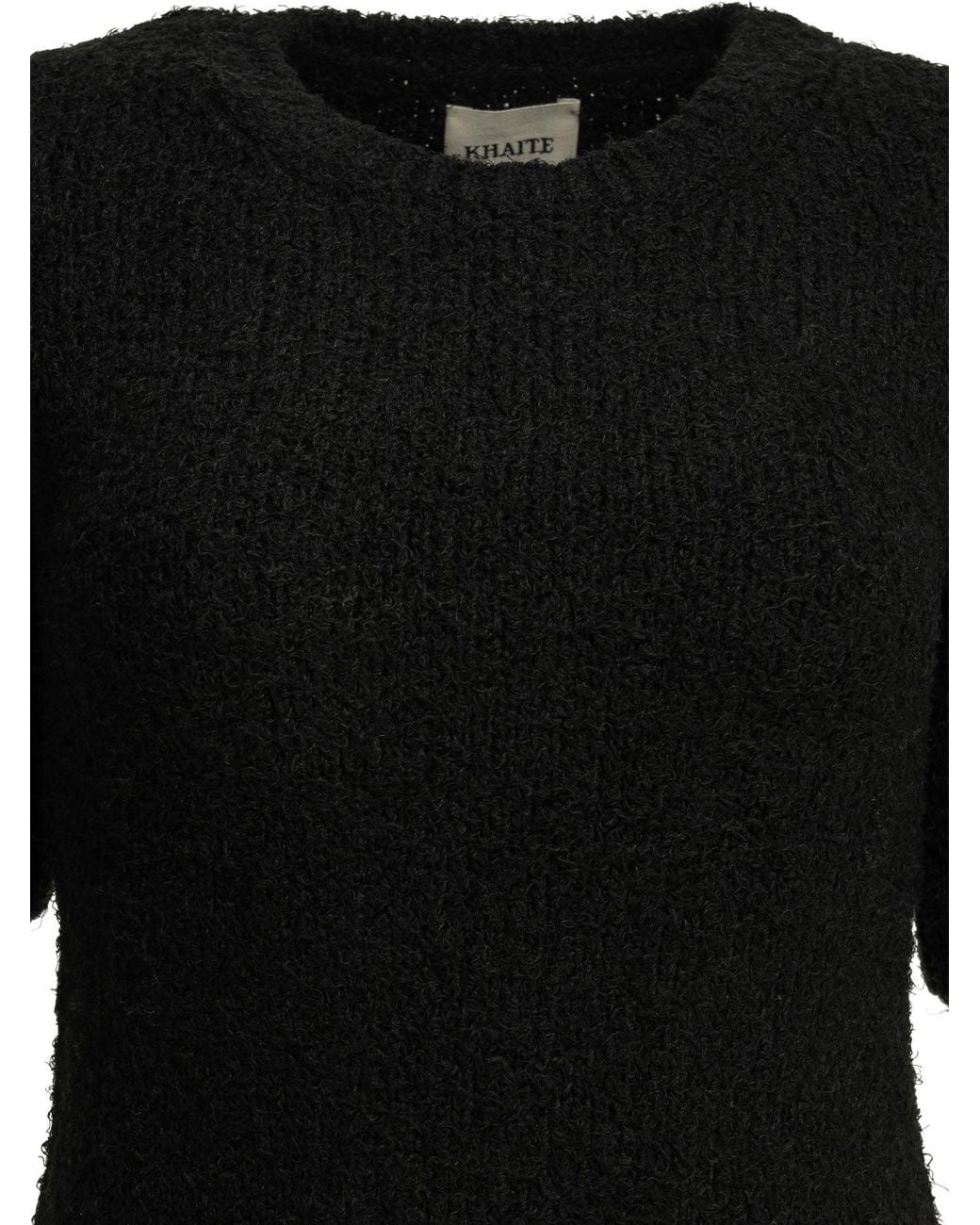 Khaite Black "Cam" Crew-Neck Sweater