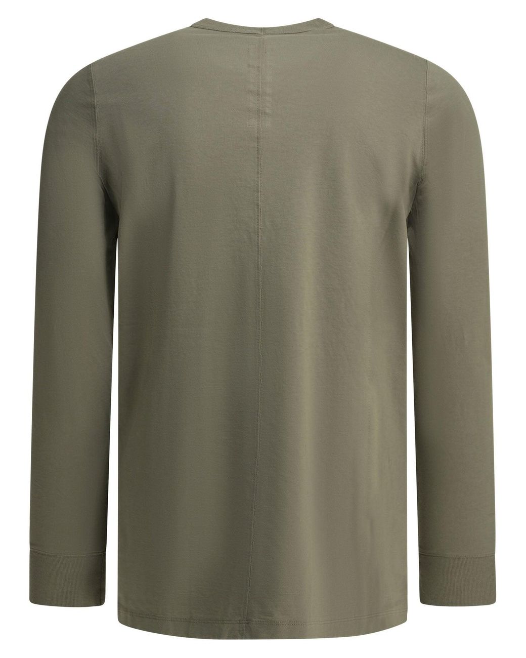 Rick Owens Green "Level" Crew-Neck T-Shirt for men