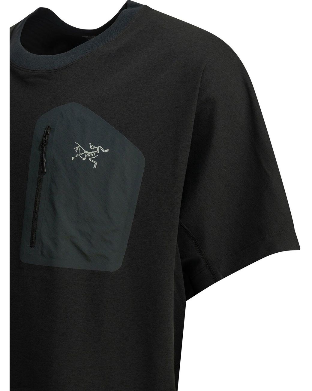 Arc'teryx Black Konseal Pocket Crewneck T-Shirt for men