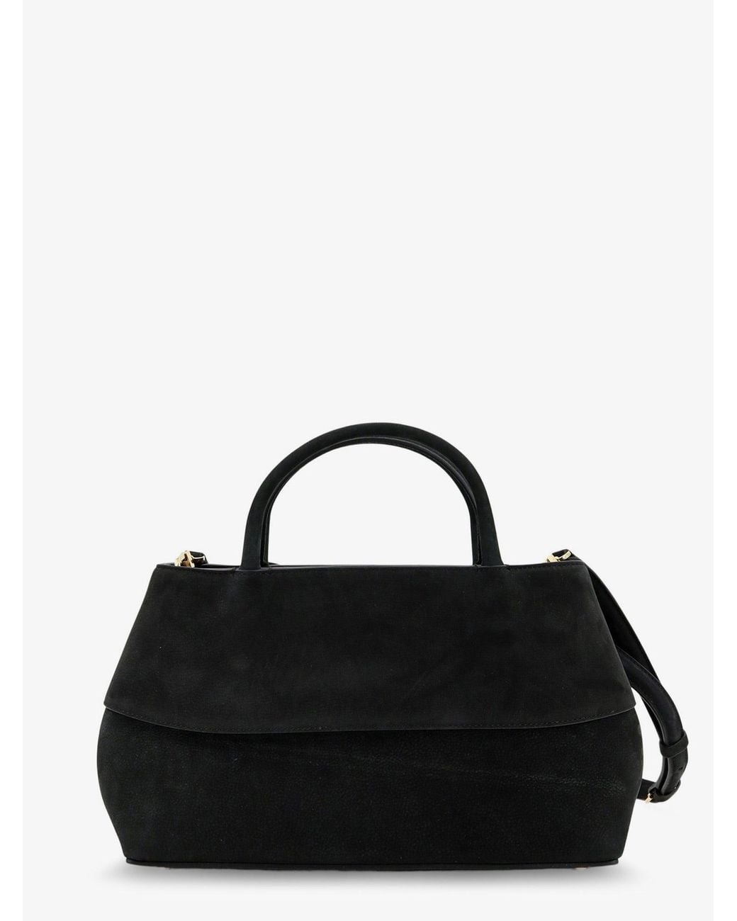 Totême  Black Mercer Small Leather Handbag