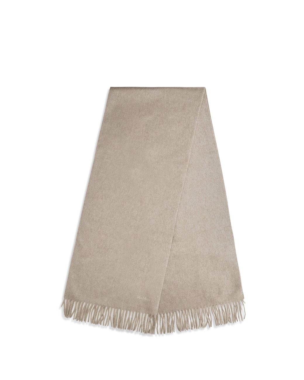 Max Mara White Baci Cashmere Scarf