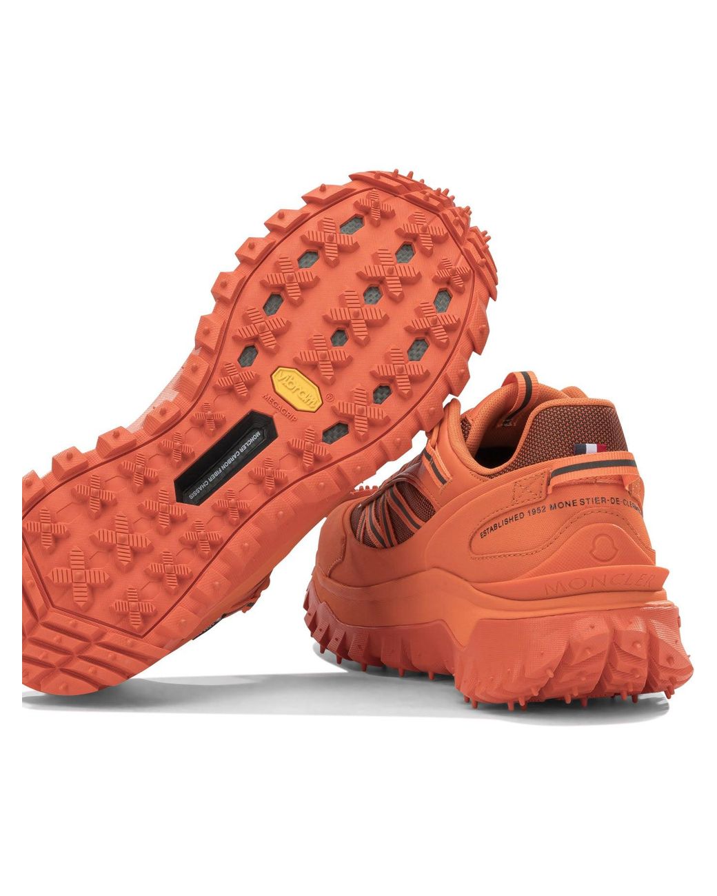 Moncler Orange "Trailgrip Gtx" Low-Top Sneakers for men