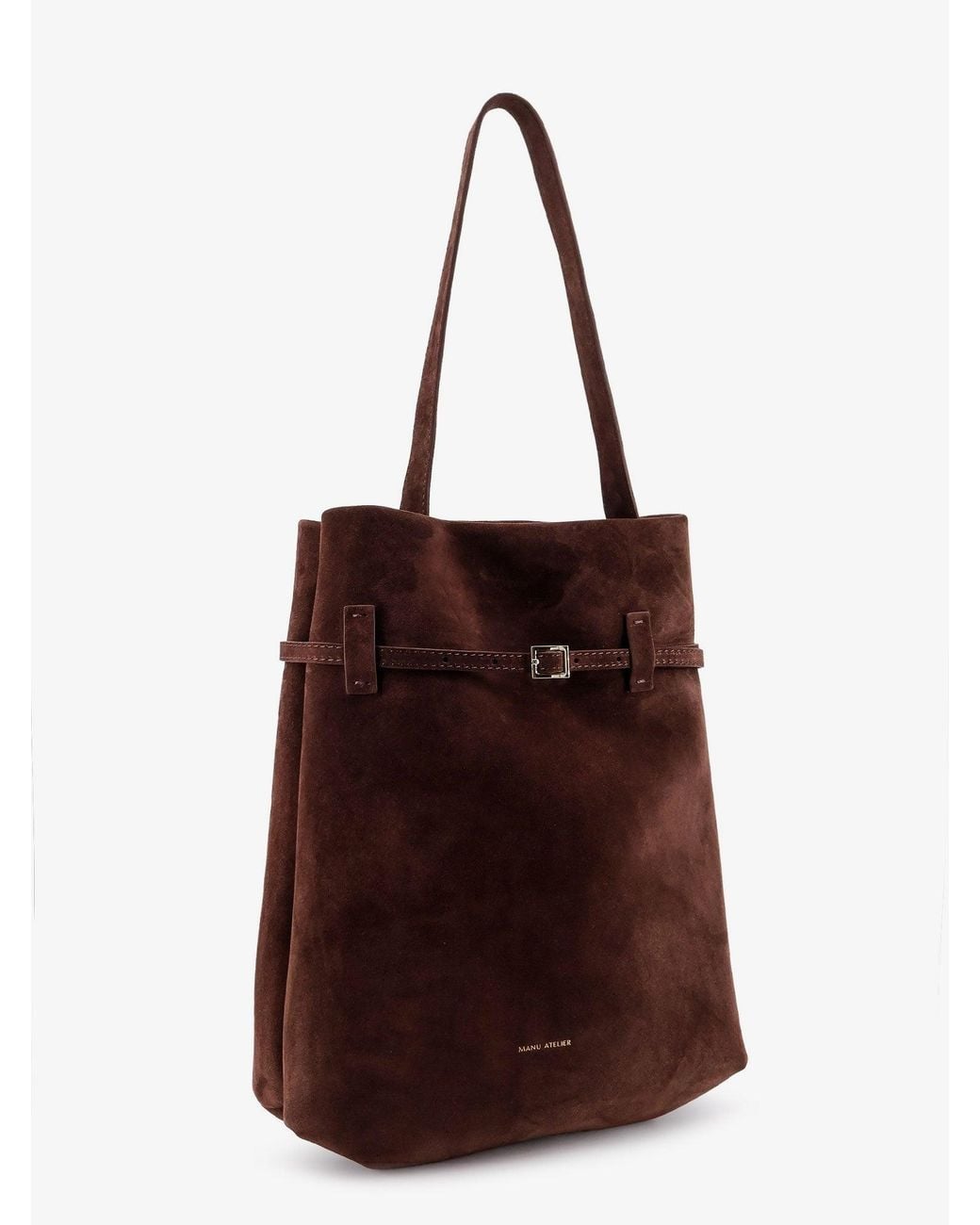 MANU Atelier Multicolor Suede Tote Du Jour Shoulder Bag
